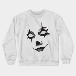 Venice Carnival. Mask outline black Crewneck Sweatshirt